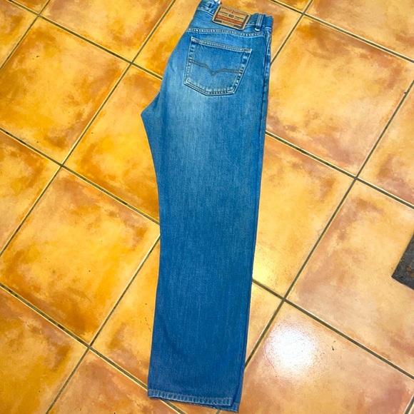 Men’s Vintage DIESEL DARK blue jeans in size W 34 L32 Like NEW! 90’s 00’s 2004 - Picture 2 of 10